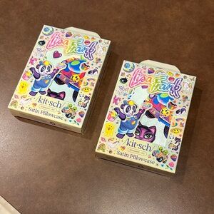 💤 Kitsch x Lisa Frank Satin Pillowcase Set 🎨 🛏️